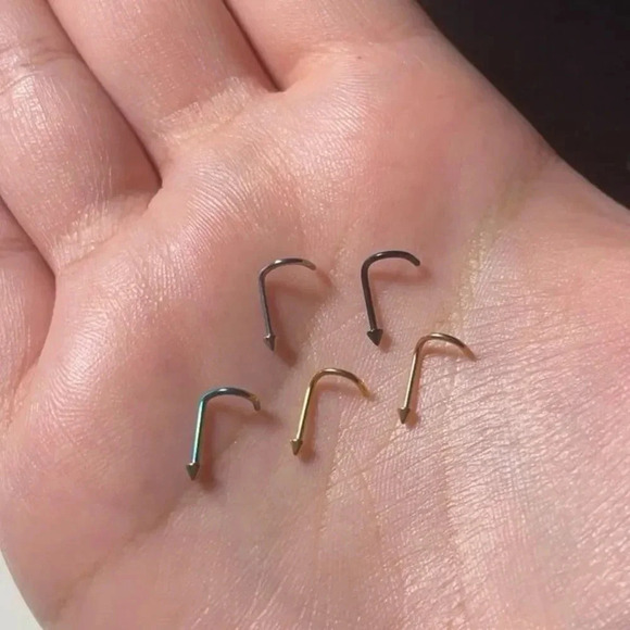 20 Gauge Surgical Steel Spikey Stud Jewelry - Picture 3 of 3